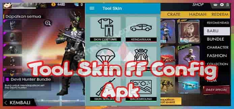 Aplikasi Tool Skin FF Anti Banned
